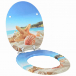 Pehme sulgumise tualettruumi istmed mere muskel 44 x 38 cm