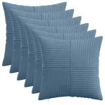 Diivanipadi 6 tk ALMELO sinine 30 x 30 cm manchester