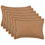 Diivanipadi 6 tk HOUTEN beež 50 x 70 cm boucl&eacute;