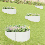 Murupiire 4 tk 100 x 45 cm Teras Valge