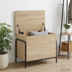 Hoiukast sonoma tamm 80 x 40 x 49,5 cm tehispuit