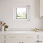 Aken risor 55 x 55 cm PVC ja klaas