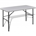 Kokkupandav aialaud 122 cm hdpe valge