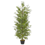 Kunsttaim k&uuml;pressipuu potiga, roheline, 150 cm