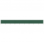 Tuulekaitse sein 9 paneelist, kangas, 1200 x 160 cm roheline