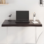 Lauaplaat, tumepruun, 80 x 40 x (2-4) cm, t&ouml;&ouml;deldud t&auml;ispuit
