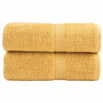 Premium-klassi pesur&auml;tikud SOLUND 2 tk kuldsed 30 x 30 cm 600 g/m&sup2;