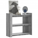 Konsoollaud, hall sonoma tamm, 100 x 35 x 90 cm, tehispuit