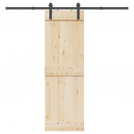 Liugukse tarvikute komplekt 213,5 cm terasest, must