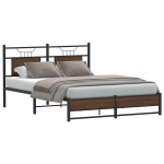 VOODIRAAM ILMA MADRATSITA PRUUN TAMM 137X190 CM TEHISPUIT