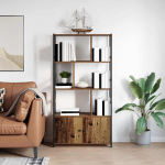 Raamatukapp Vana puit 80 x 30 x 155,5 cm Tehispuit