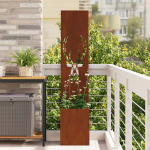 Aia privaatsuse kate rooste 32 x 140 cm kulunud teras