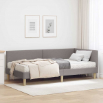 Nurgavoodi raam koos madratsiga Muu 2 pcs Pruunikashall kangas