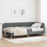 Nurga voodiraam Tumehall 90 x 200 cm kangas