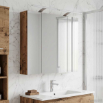 Vannitoa peeglikapp Vana puit 80 x 14.5 x 70 cm Tehispuit