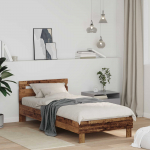 Voodiraam peatsiga Vana puit 98.5 x 200 cm Tehispuit