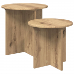 Abilaudade komplekt 2 pcs Artisan tamm T&ouml;&ouml;deldud puit