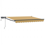 K&auml;sitsi juhitav varikatus koos LED-idega 3 x 2,5 m