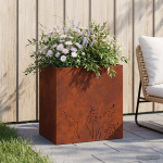 Aia istutuskast rooste 50 x 30 x 49 cm ilmastikukindel teras