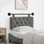 Rippuv voodipeats Seinale kinnitatav Tumehall 90 x 55 x 7 cm Samet