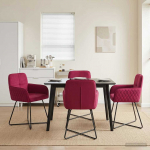 S&ouml;&ouml;gitoa Toolid 4 pcs Samet Veinpunane 59 x 56,5 x 86 cm