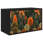 Seinale paigaldatav TV kapp ZAANDAM 69 x 33 x 40 cm Must tamm