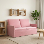 2-kohaline diivan Roosa 150 x 81 x 82 cm Samet