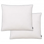 Sulgedest/udusulgedest rasked padjad, 2 tk, 70 x 60 cm, valge