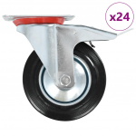 P&ouml;&ouml;rlevad rattad, 24 tk, 160 mm