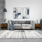 Diivanilaud, 2tk, suitsutatud tamm, 50x46x50cm, tehispuit