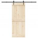 Liugukse tarvikute komplekt 213,5 cm terasest, must