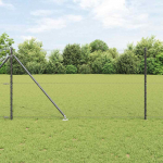 Aed koos postidega hall 1.2 x 10 m pvc kaetud teras