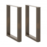 S&Ouml;&Ouml;GILAUA JALAD U-KUJULISED 2 TK, NATURAALNE TERAS, 70 X (72&ndash;73) CM, TERAS