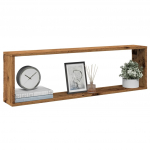 Kuubikukujulised riiulid 4 tk vana puit 100x15x30 cm tehispuit