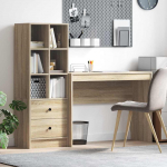 Laud koos hoiuruumiga 2 tk sonoma tamm 100 x 40 x 76 cm