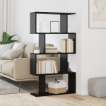 Raamaturiiul Must tamm 70 x 24 x 129 cm Tehispuit