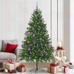 J&otilde;ulupuu koos 300 LED-iga koos alusega roheline 210 cm pe
