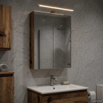 Vannitoa peeglikapp Vana puit 40 x 10,5 x 60,5 cm Tehispuit