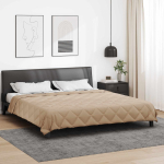 Suvised teki pruunikashall 220 x 260 cm mikrokiud