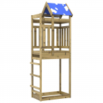 M&auml;ngutorni pruun 85 x 52,5 x 239 cm tugev immutatud puit