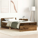 Peatsiga voodiraam Vana puit 80 x 200 cm Tehispuit