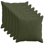 Diivanipadi 6 tk HOUTEN roheline 60 x 60 cm manchester
