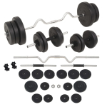 Kangi ja hantlite komplekt, 60 kg