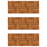 Terrassiplaadid vertikaalse mustriga 30 x 30 cm akaatsia 30 tk