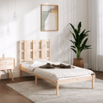 Voodiraam ilma madratsita, 90 x 200 cm, m&auml;nnipuit