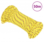Paadik&ouml;is, kollane, 3 mm, 50 m, pol&uuml;prop&uuml;leen