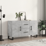 Puhvetkapp, betoonhall, 100 x 36 x 60 cm, tehispuit