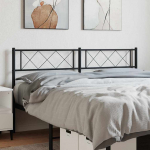Metallist vahetatav voodipeats, must, 120 cm