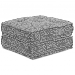 Modulaarne diivan helehall 70 x 70 x 36 cm kangas
