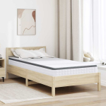 Madrats Valge ja hall 90 x 190 cm Bonelli vedru